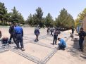 گزارش تصویری راه اندازی و برپایی موکب خادمان آقای شهید ایران